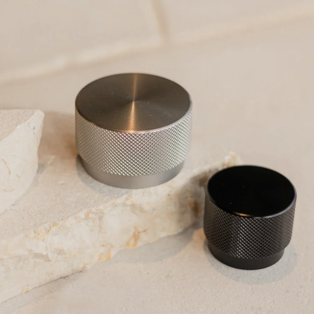 Momo Handles Momo Graf Round Knob 50mm Brushed Black - Image 5