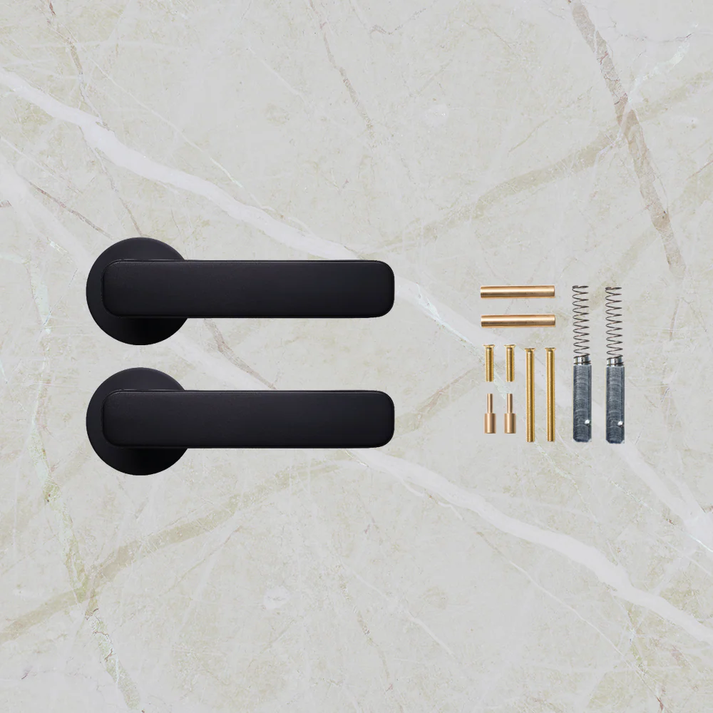 Momo Handles Aspen Lever Handle Matte Black - Image 2