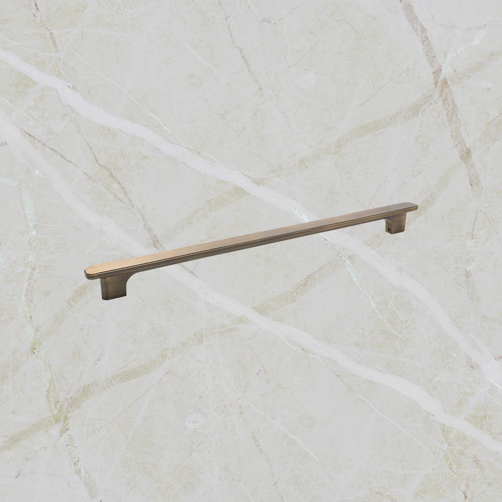 Momo Handles Aspen Solid Brass Entrance Pull Handle Dark Brushed Brass - Image 4