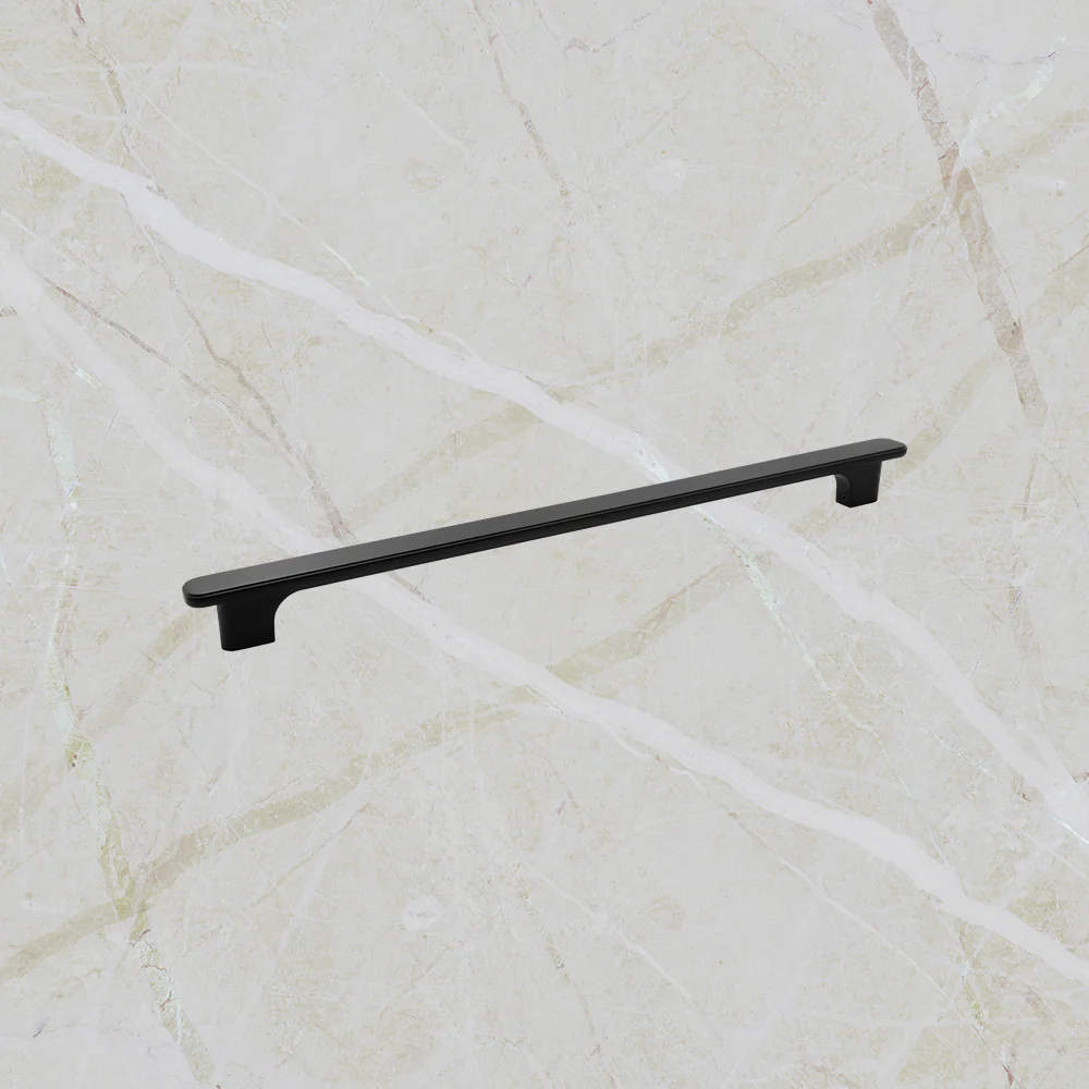 Momo Handles Aspen Solid Brass Entrance Pull Handle Matte Black - Image 2