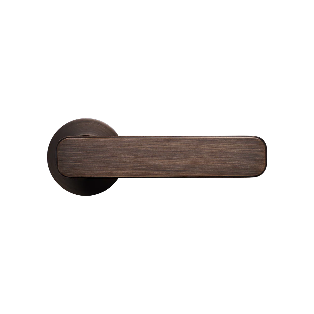 Momo Handles Aspen Solid Brass Mortice Lock Passage Lever Set Bronze - Image 3