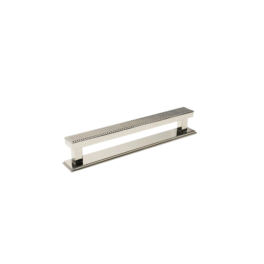 Momo Handles Barrington Bar Handle Backplate 160mm Polished Nickel - Image 5