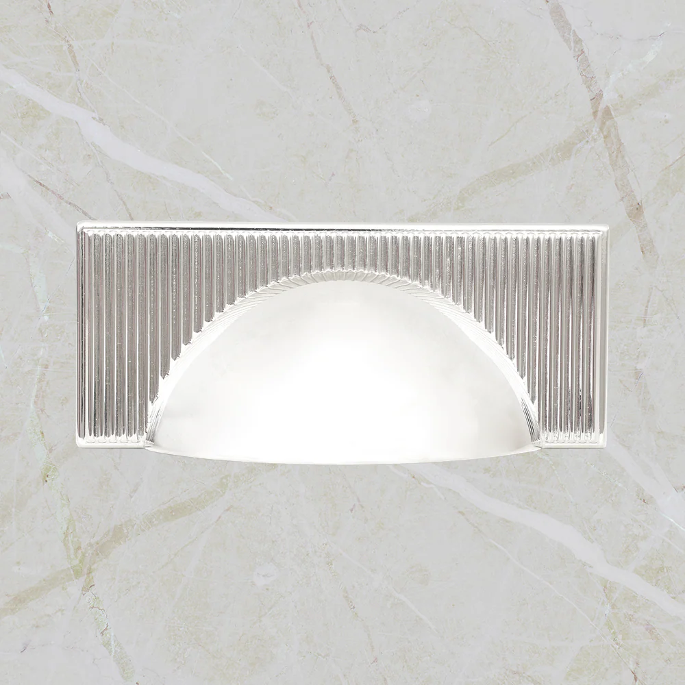 Momo Handles Barrington Cup Pull 64mm Polished Nickel - Image 2