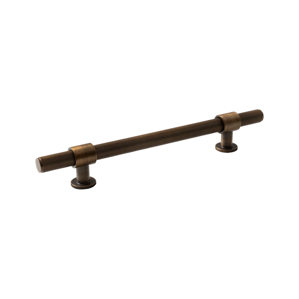 Momo Handles Belgravia Lined Bar Pull Solid Brass 160mm Bronze - Image 3