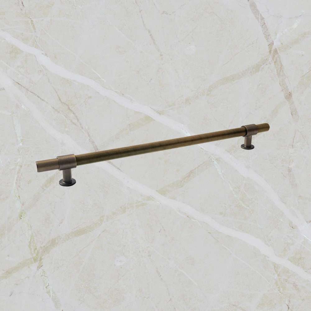 Momo Handles Belgravia Lined Solid Brass Entrance Pull Handle Bronze - Image 2