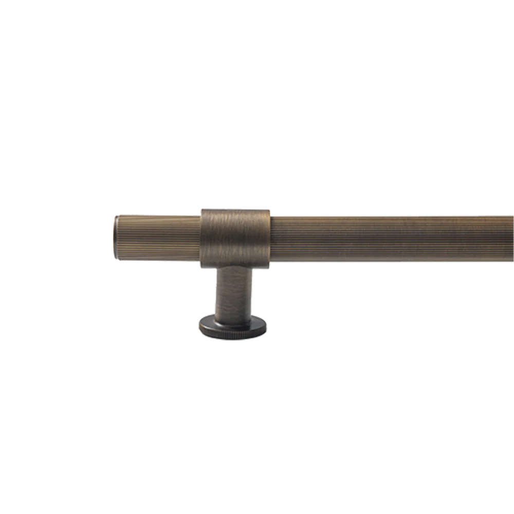 Momo Handles Belgravia Lined Solid Brass Entrance Pull Handle Bronze - Image 5