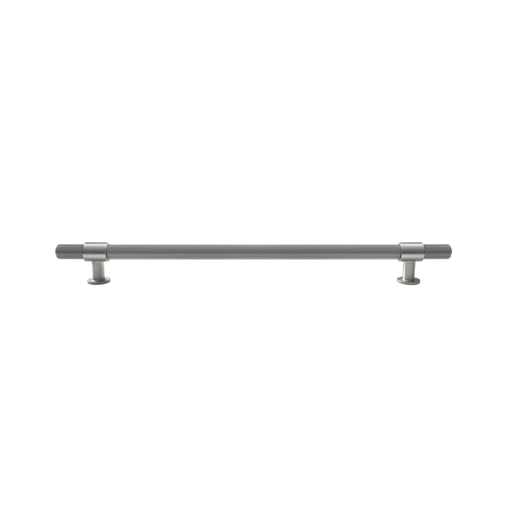 Momo Handles Belgravia Lined Solid Brass Entrance Pull Handle Dull Brushed Nickel - Image 6