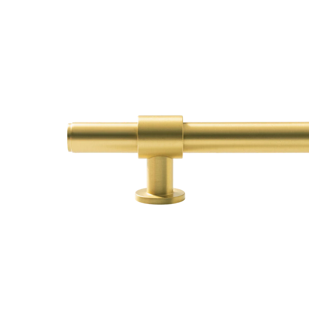 Momo Handles Belgravia Plain Solid Brass Door Pull Handle Brushed Satin Brass - Image 6