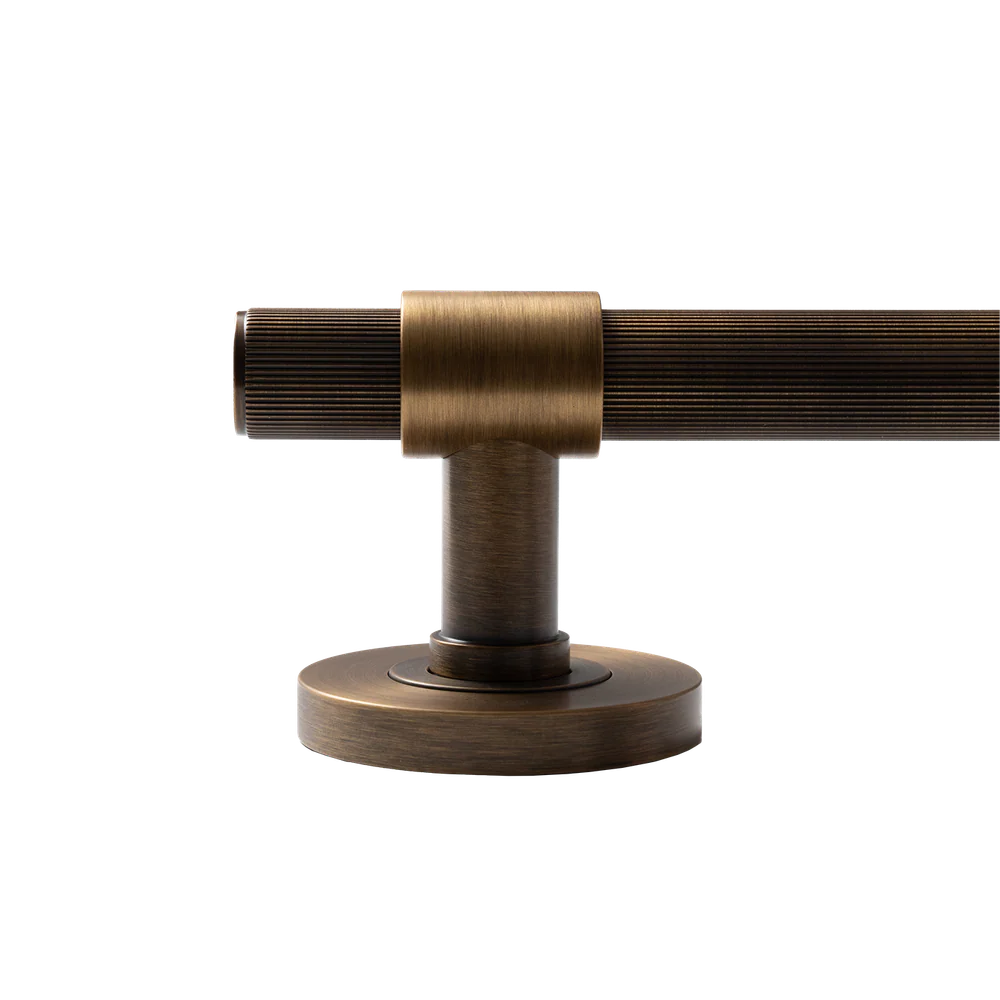 Momo Handles Belgravia Solid Brass Lined Mortice Lock Privacy Lever Set Bronze - Image 5