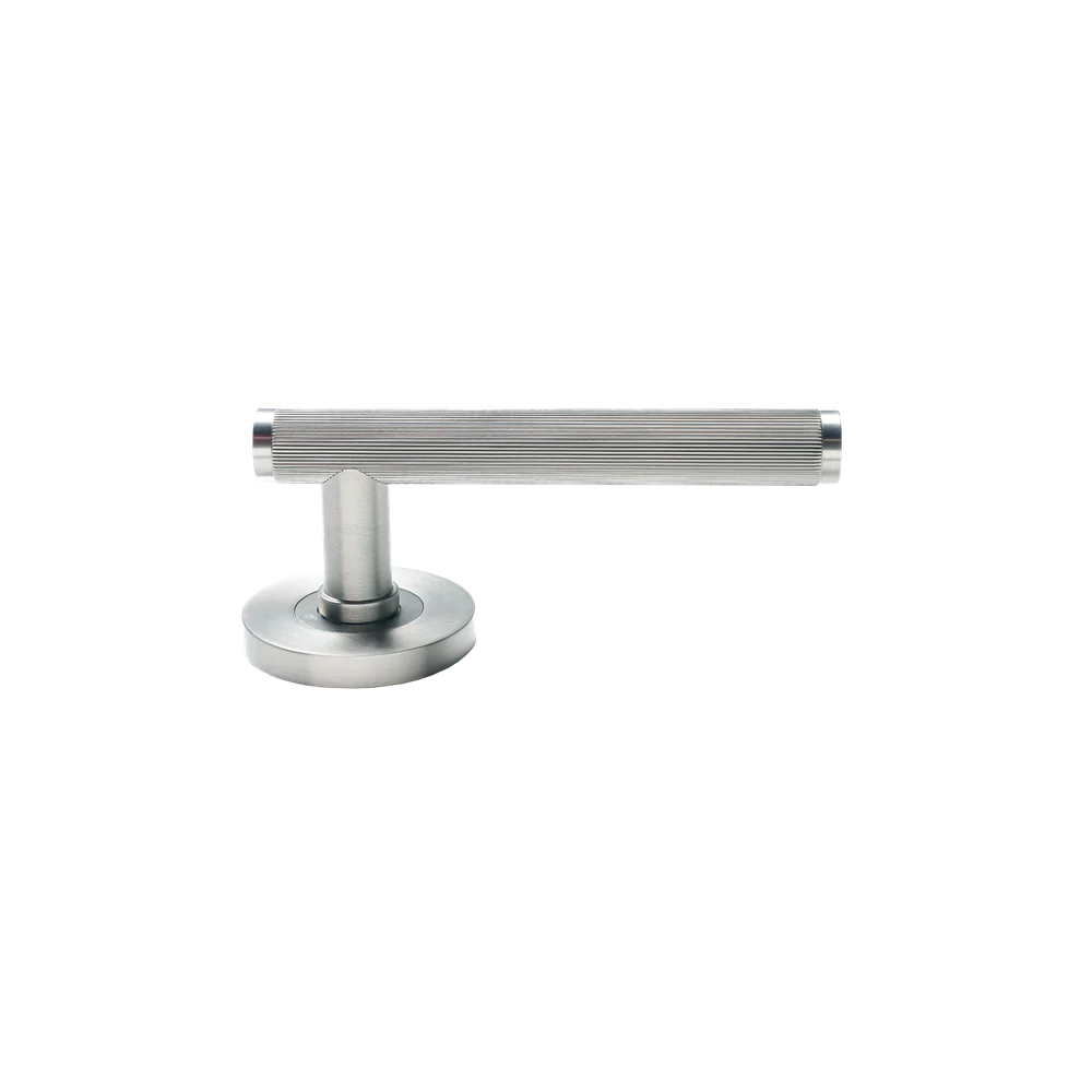 Momo Handles Bellevue Lined Lever Handle Set Dull Brushed Nickel - Image 6