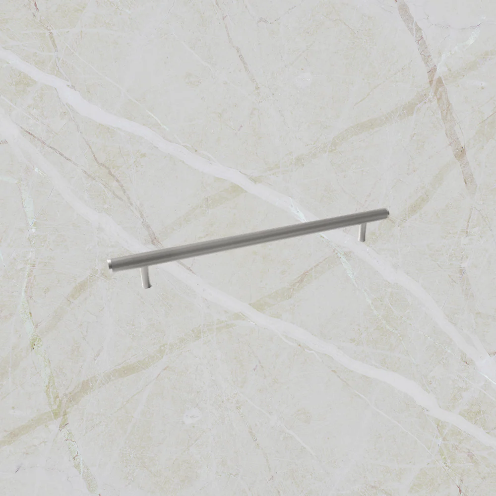 Momo Handles Bellevue Lined Solid Brass Door Pull Handle Dull Brushed Nickel - Image 2