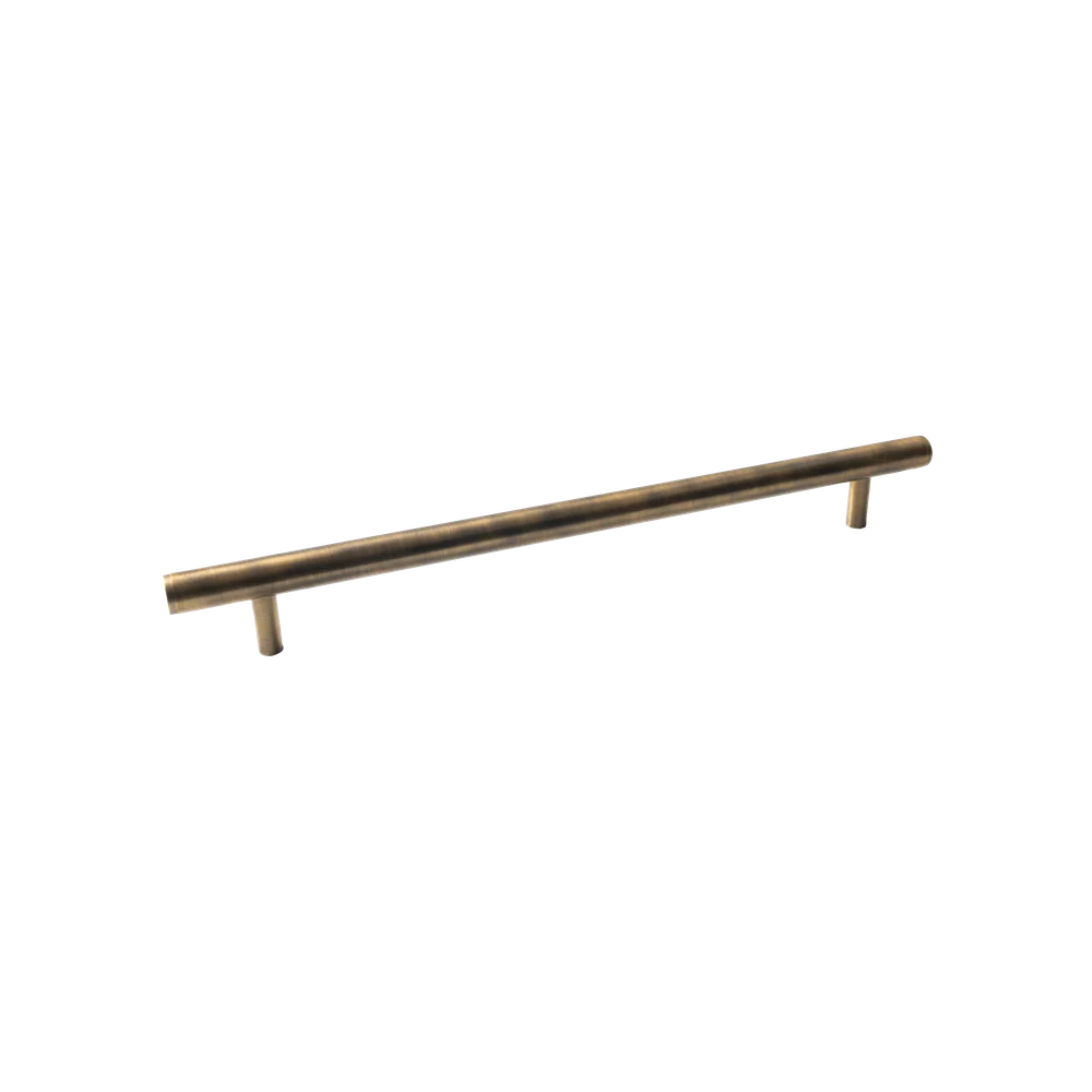 Momo Handles Bellevue Plain Solid Brass Entrance Pull Handle Dark Brushed Brass - Image 3