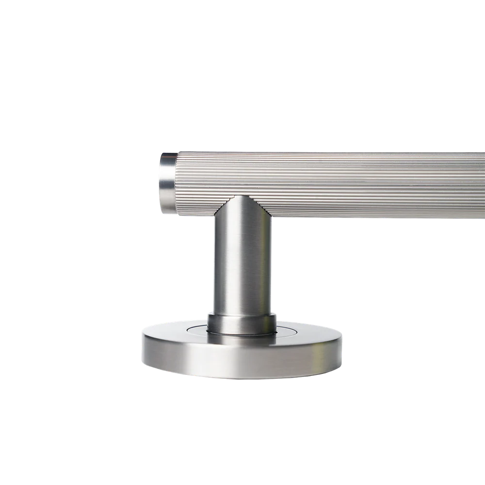 Momo Handles Bellevue Solid Brass Lined Lever Entrance Set Dull Brushed Nickel - Image 5