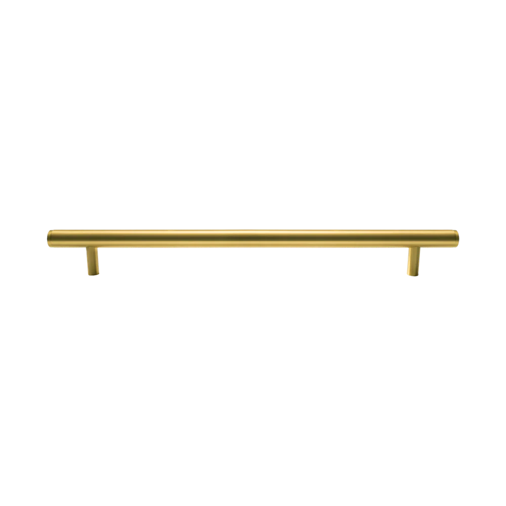 Momo Handles Bellevue Solid Brass Plain Entrance Pull Handle Brushed Satin Brass - Image 6
