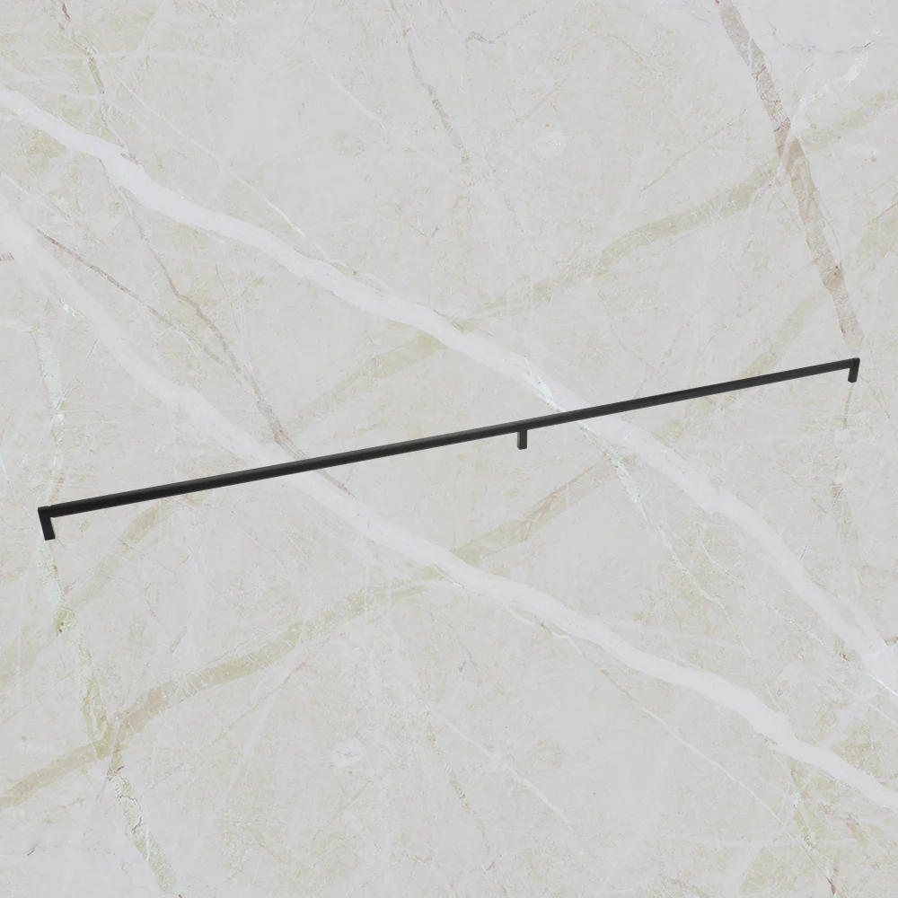 Momo Handles Brooklyn D Handle 1056mm Brushed Black - Image 2