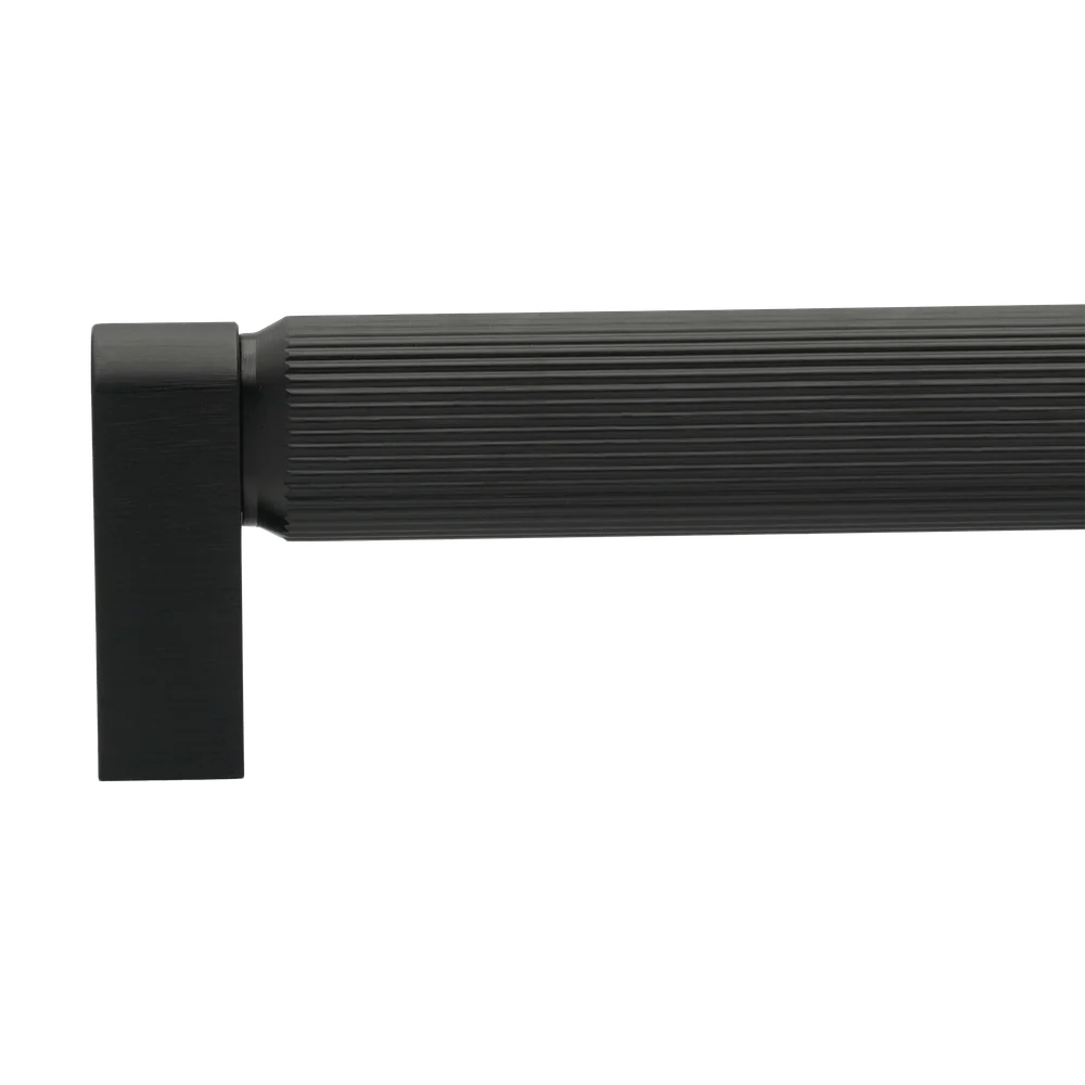 Momo Handles Brooklyn D Handle 320mm Brushed Black - Image 5