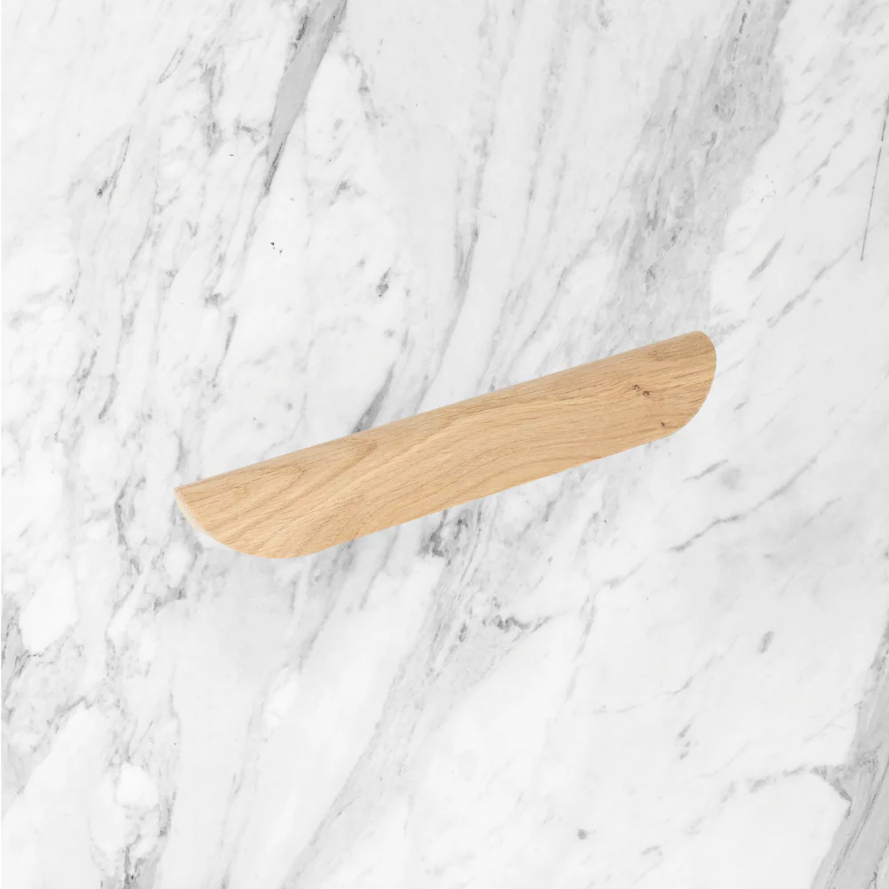 Momo Handles Byron Pull Handle 160mm Raw American Oak - Image 2