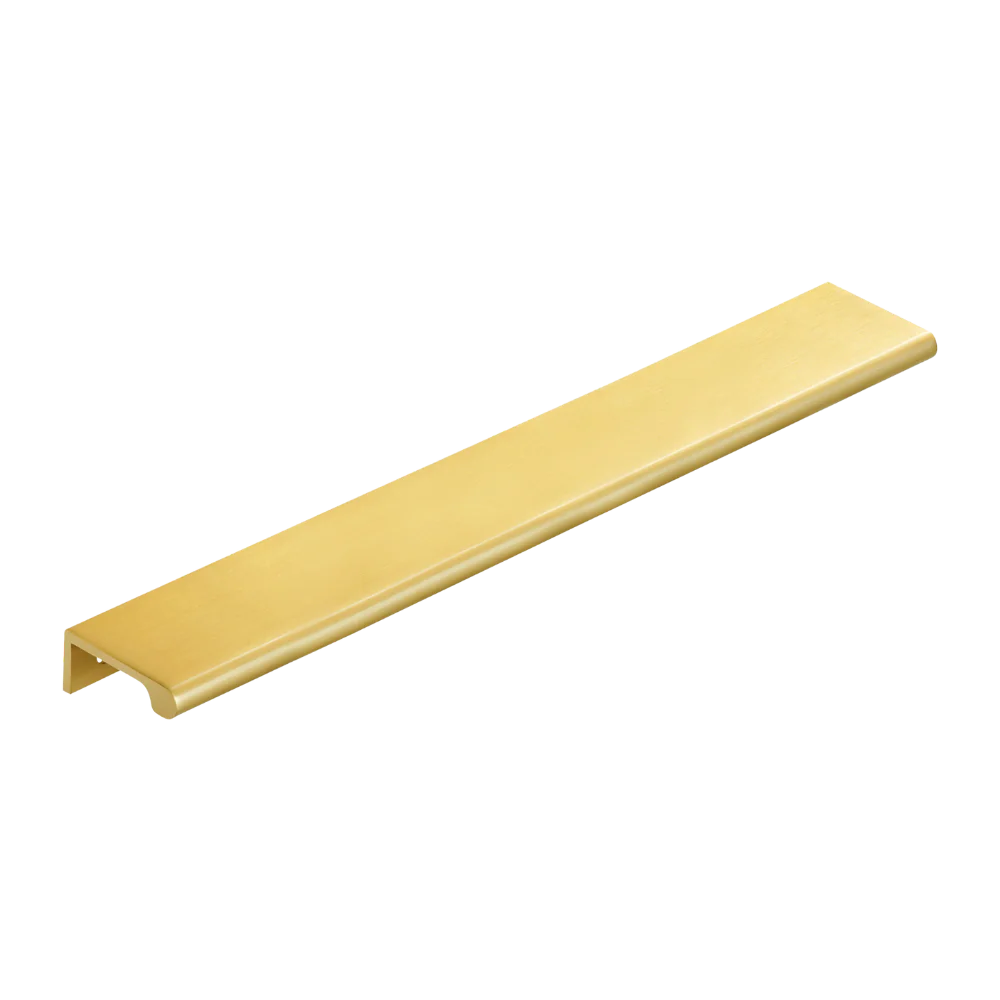 Momo Handles Chelsea Solid Brass Lip Pull 256mm Brushed Satin Brass