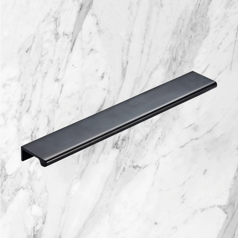 Momo Handles Chelsea Solid Brass Lip Pull 256mm Matte Black - Image 2