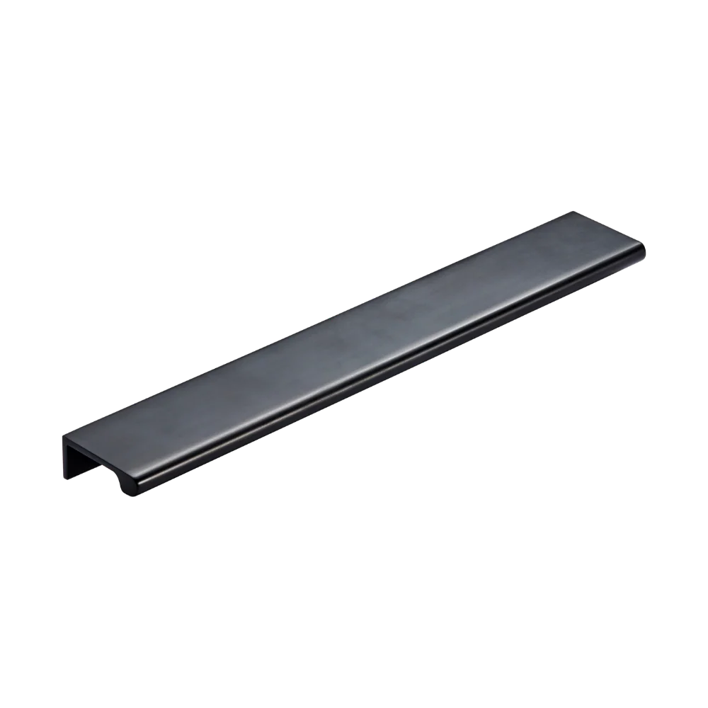 Momo Handles Chelsea Solid Brass Lip Pull 256mm Matte Black - Image 3