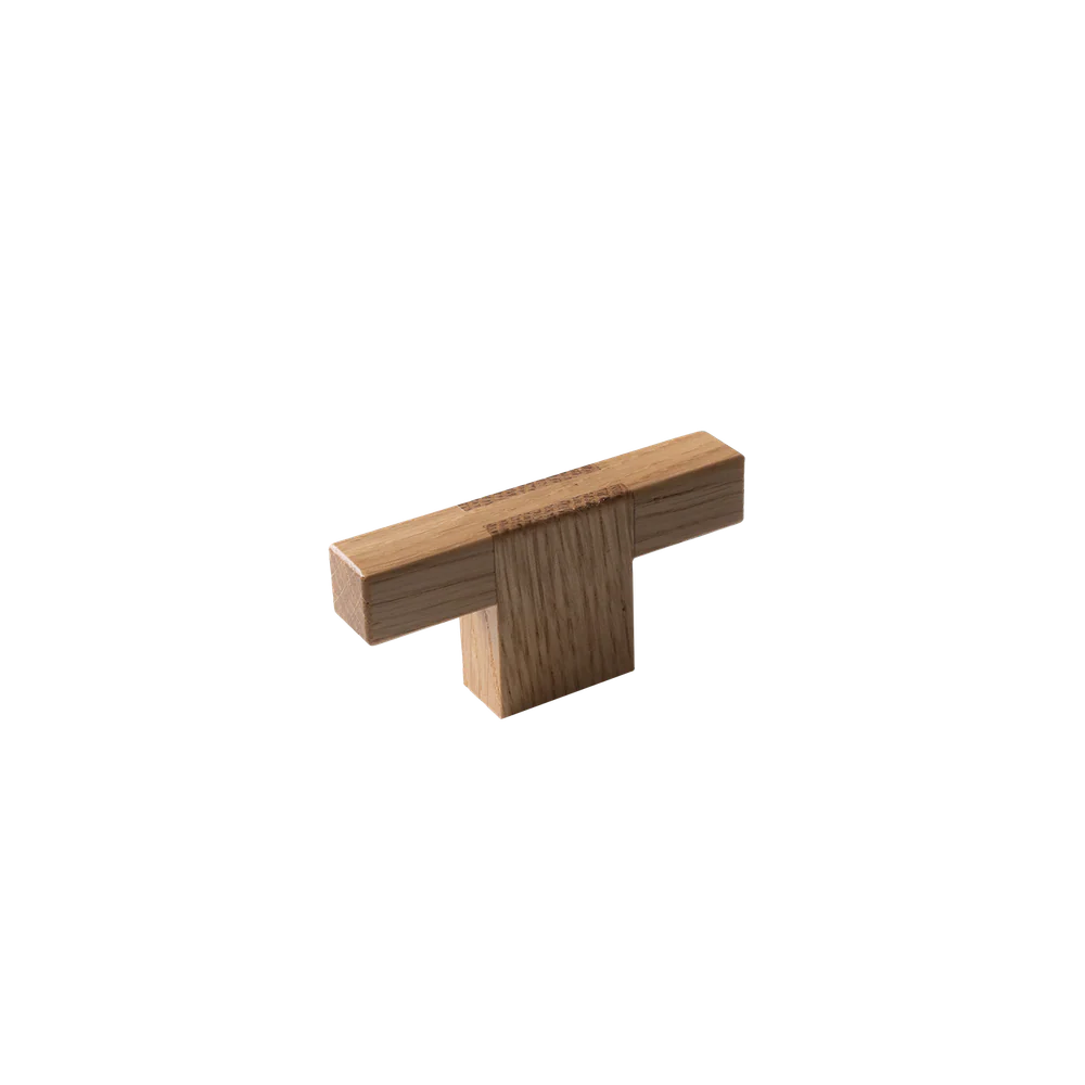 Momo Handles Hako Knob 76mm Oak - Image 3