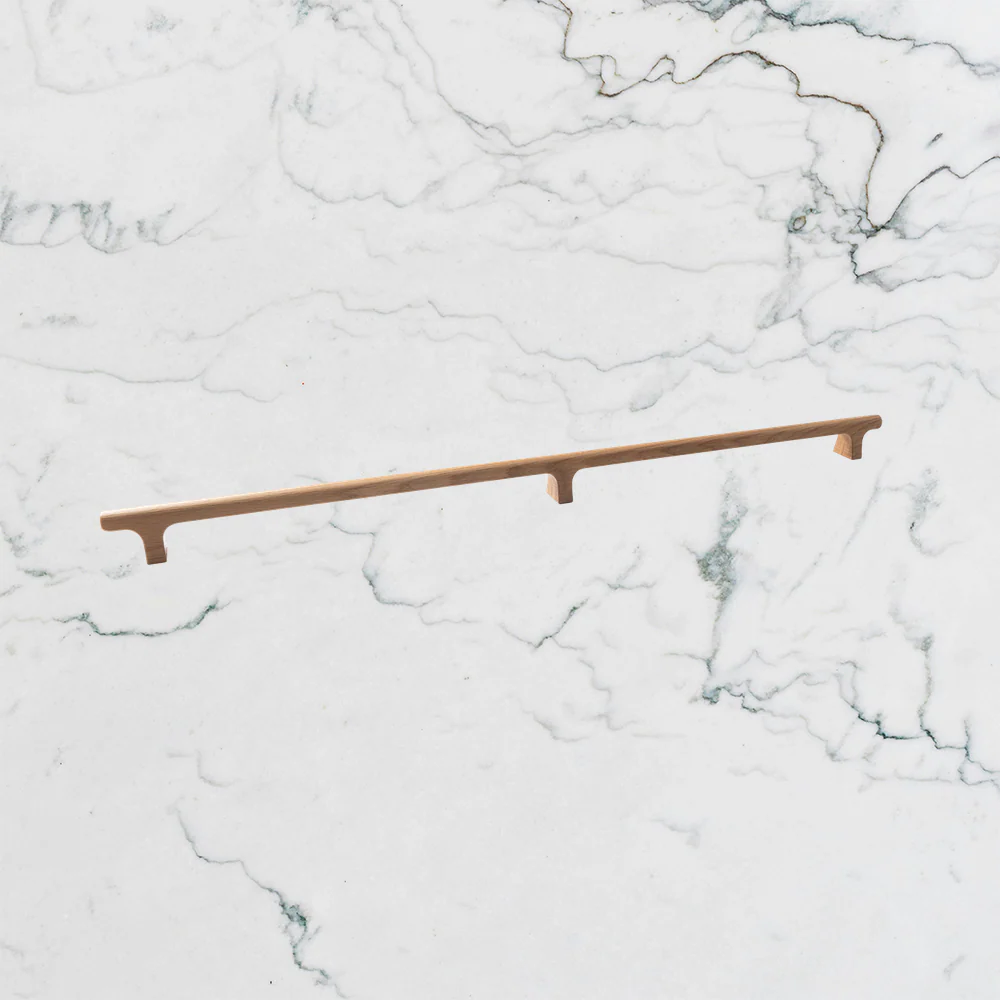 Momo Handles Hinoki Big Wood D Handle 832mm Oak - Image 2