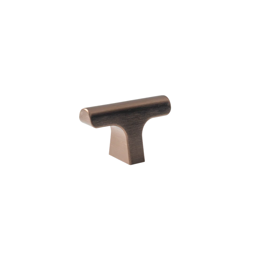 Momo Handles Hinoki T Knob 60mm Brushed Bronze