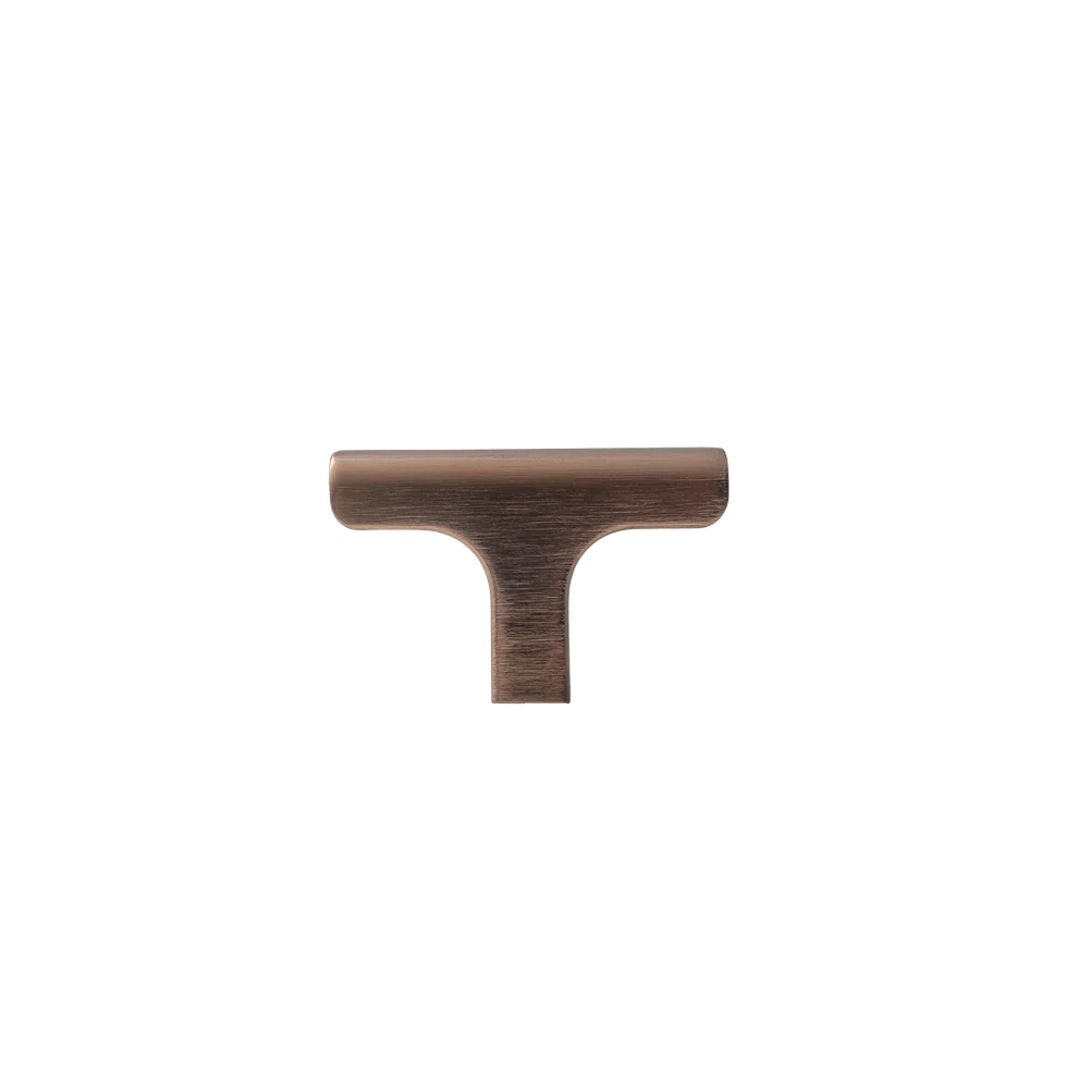 Momo Handles Hinoki T Knob 60mm Brushed Bronze - Image 5