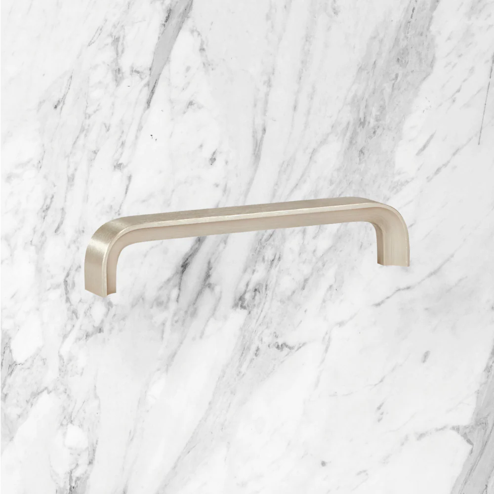 Momo Handles Kempten D Handle 160mm Brushed Nickel - Image 2