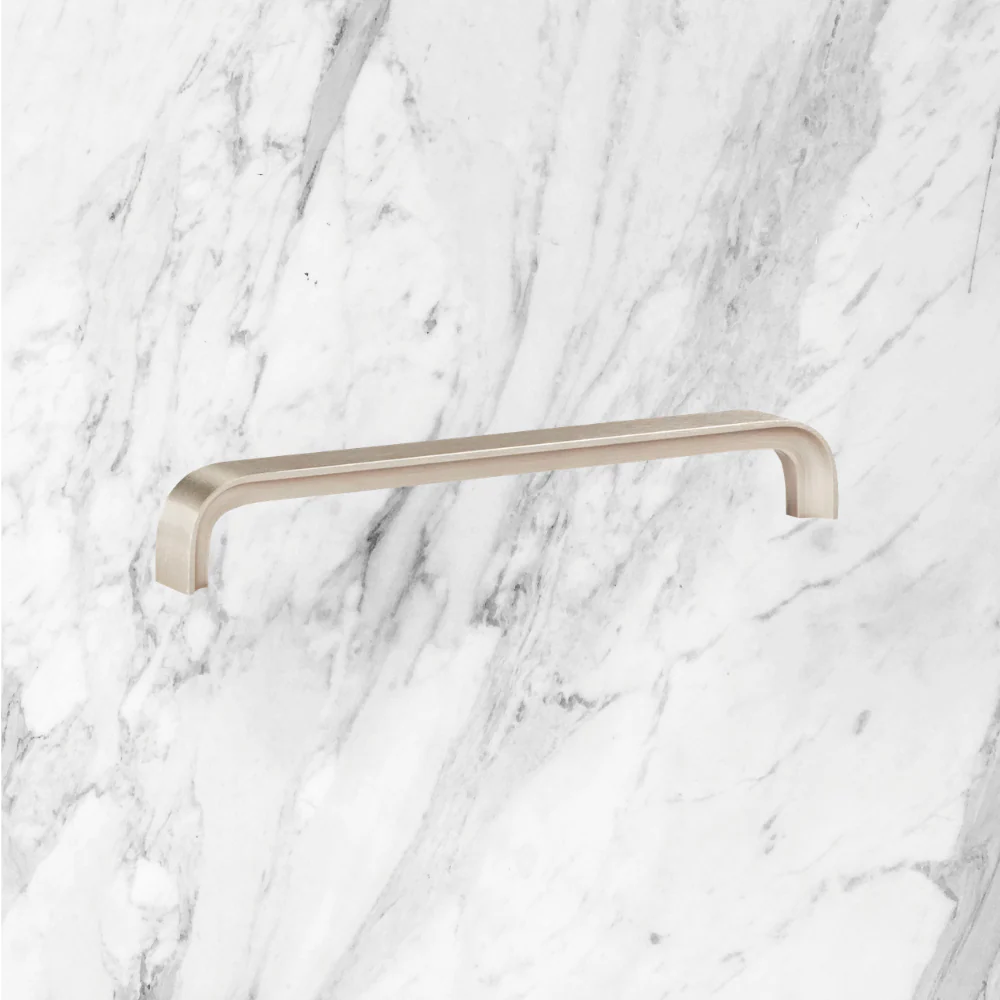 Momo Handles Kempten D Handle 224mm Brushed Nickel - Image 2