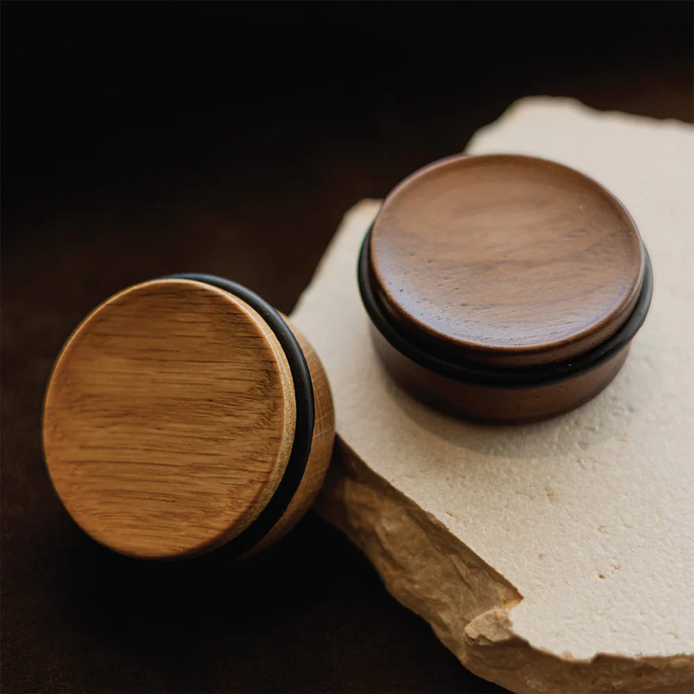 Momo Handles Luv Wood Door Stop 71mm Walnut - Image 2