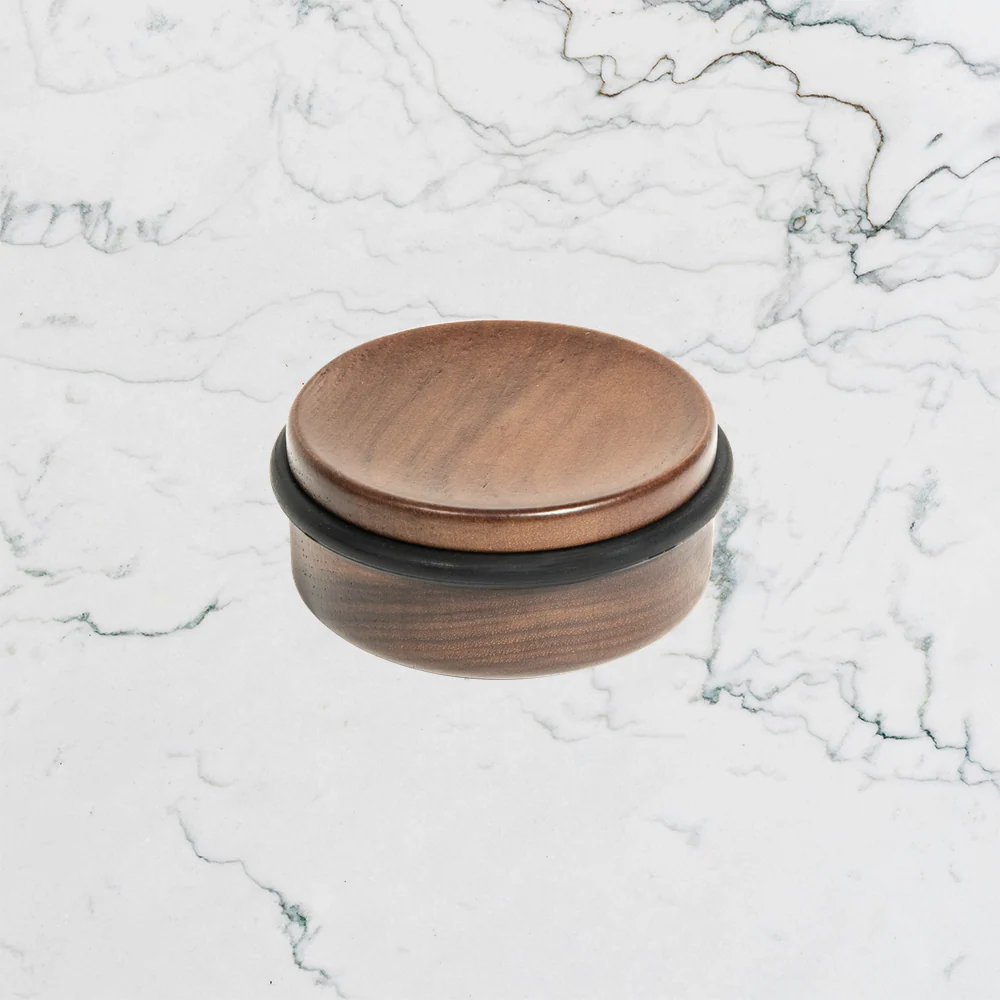 Momo Handles Luv Wood Door Stop 71mm Walnut - Image 4