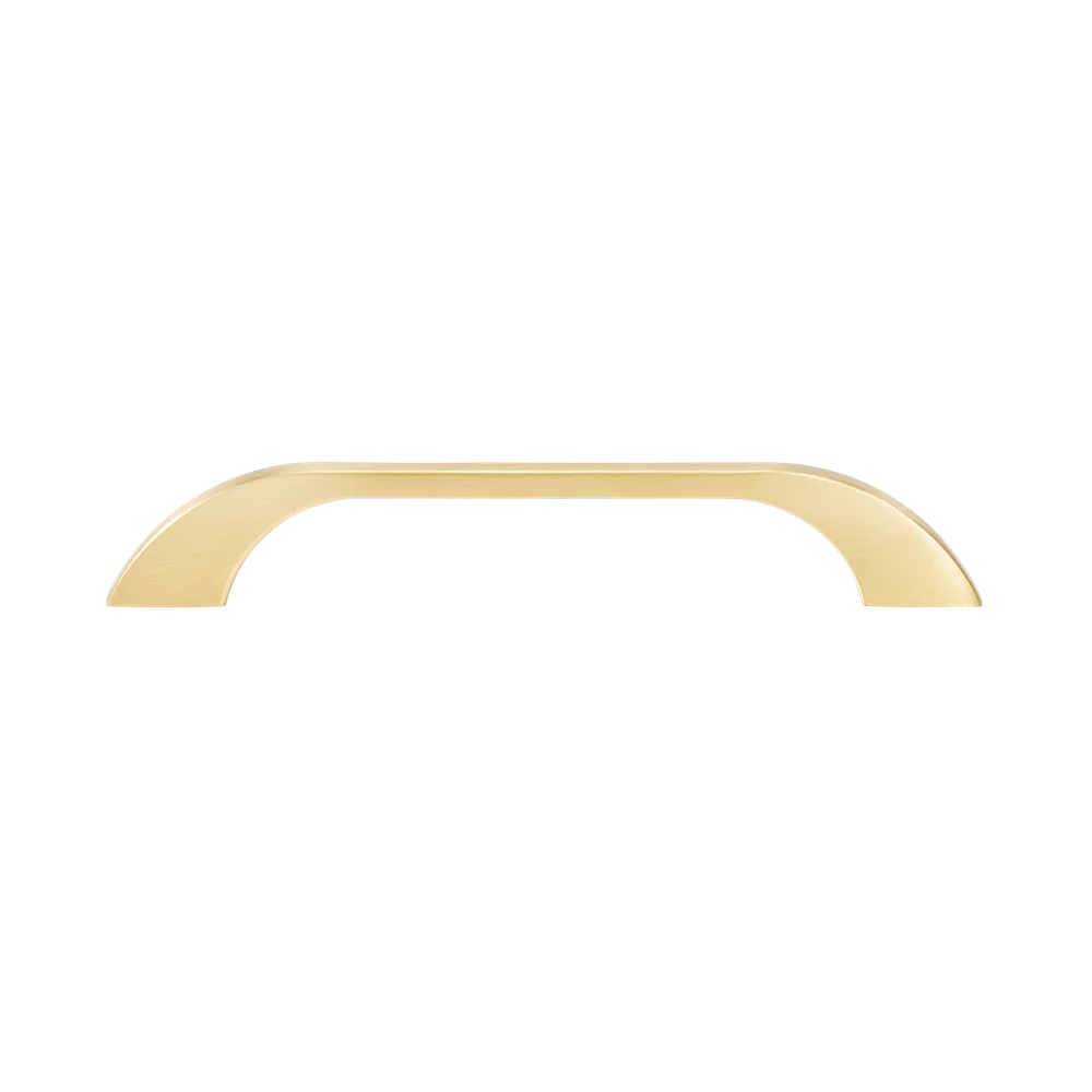 Momo Handles New Prato Bow Handle 160mm Brushed Matte Brass - Image 5