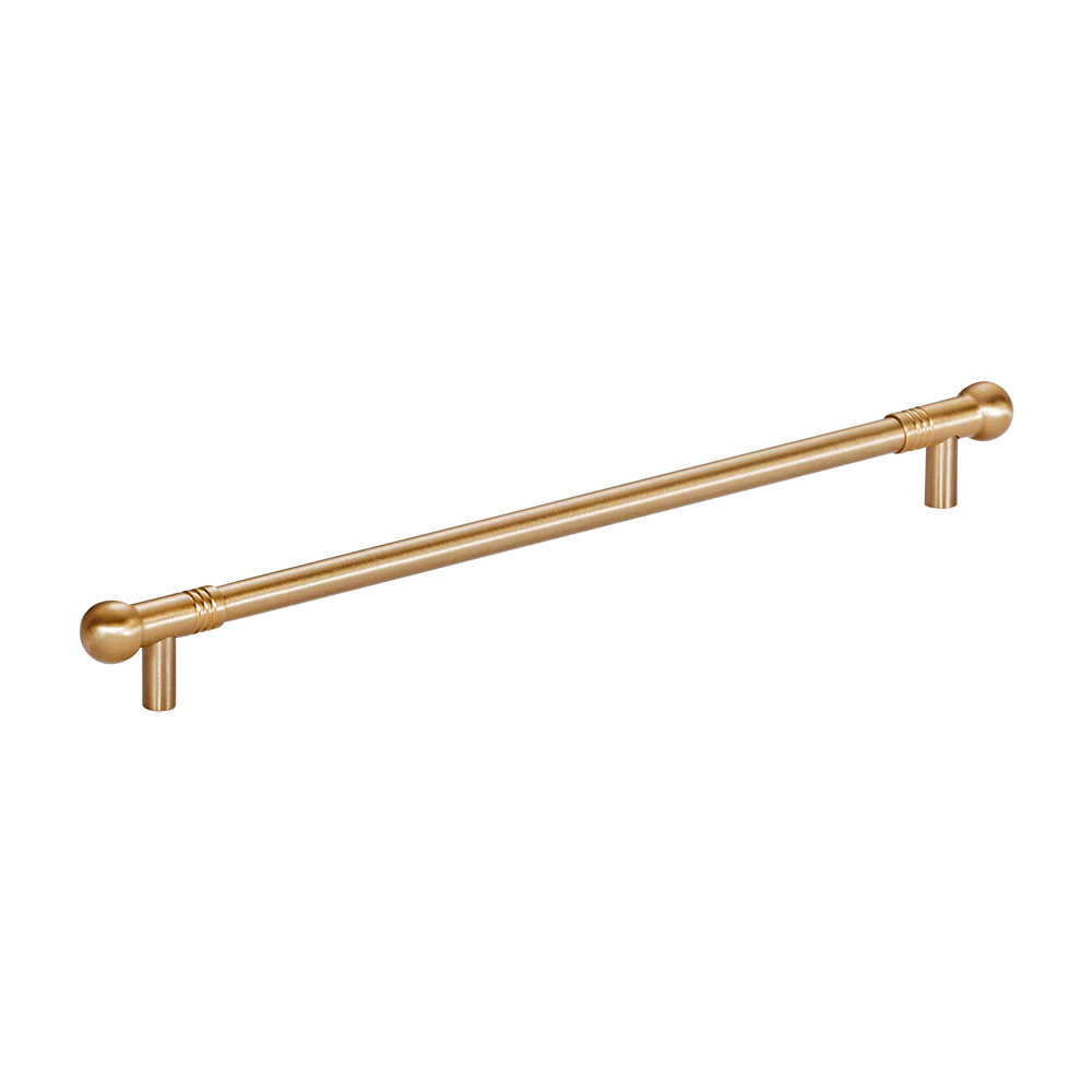 Momo Handles Parla Bar Pull 320mm Brushed Satin Brass - Image 3