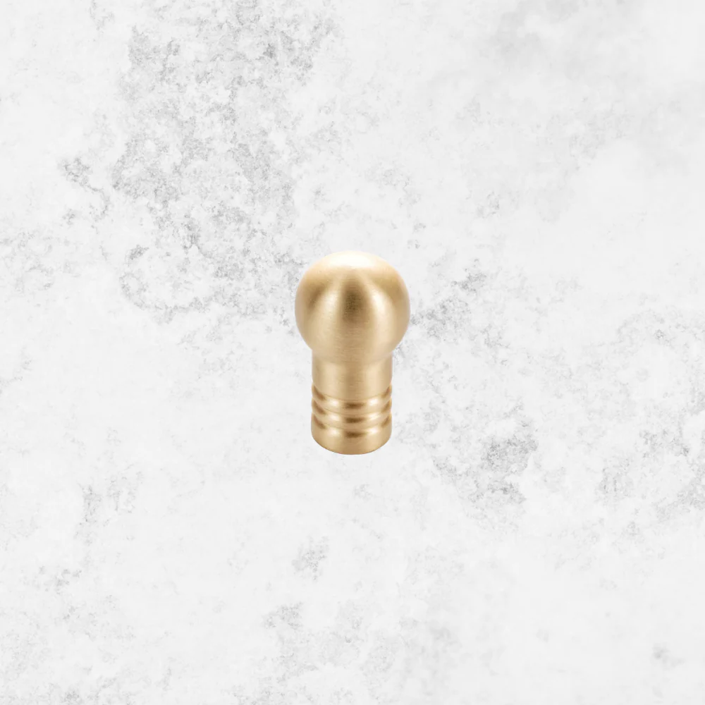 Momo Handles Parla Knob 20mm Brushed Satin Brass - Image 2