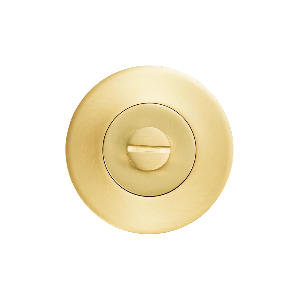 Momo Handles Privacy Thumb Turn Set Brushed Satin Brass - Image 5