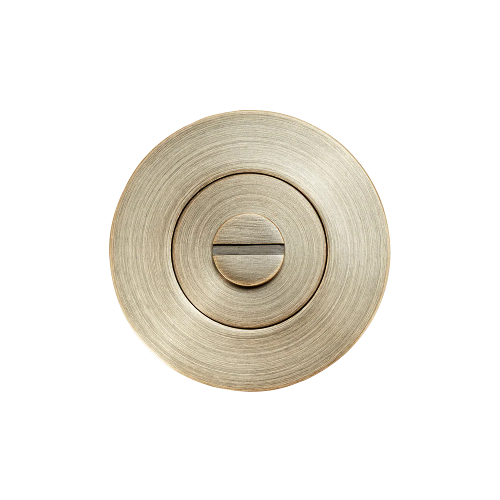 Momo Handles Privacy Thumb Turn Set Dark Brushed Brass - Image 5
