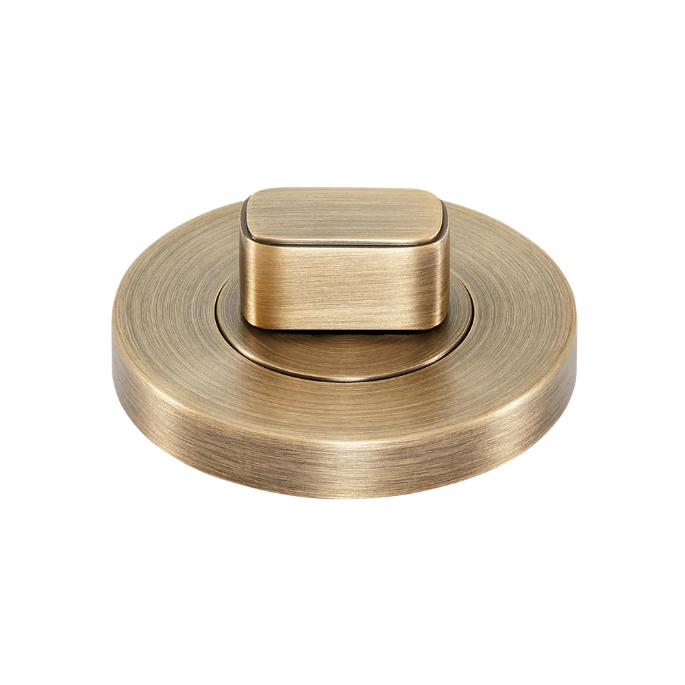 Momo Handles Privacy Thumb Turn Set Dark Brushed Brass - Image 7
