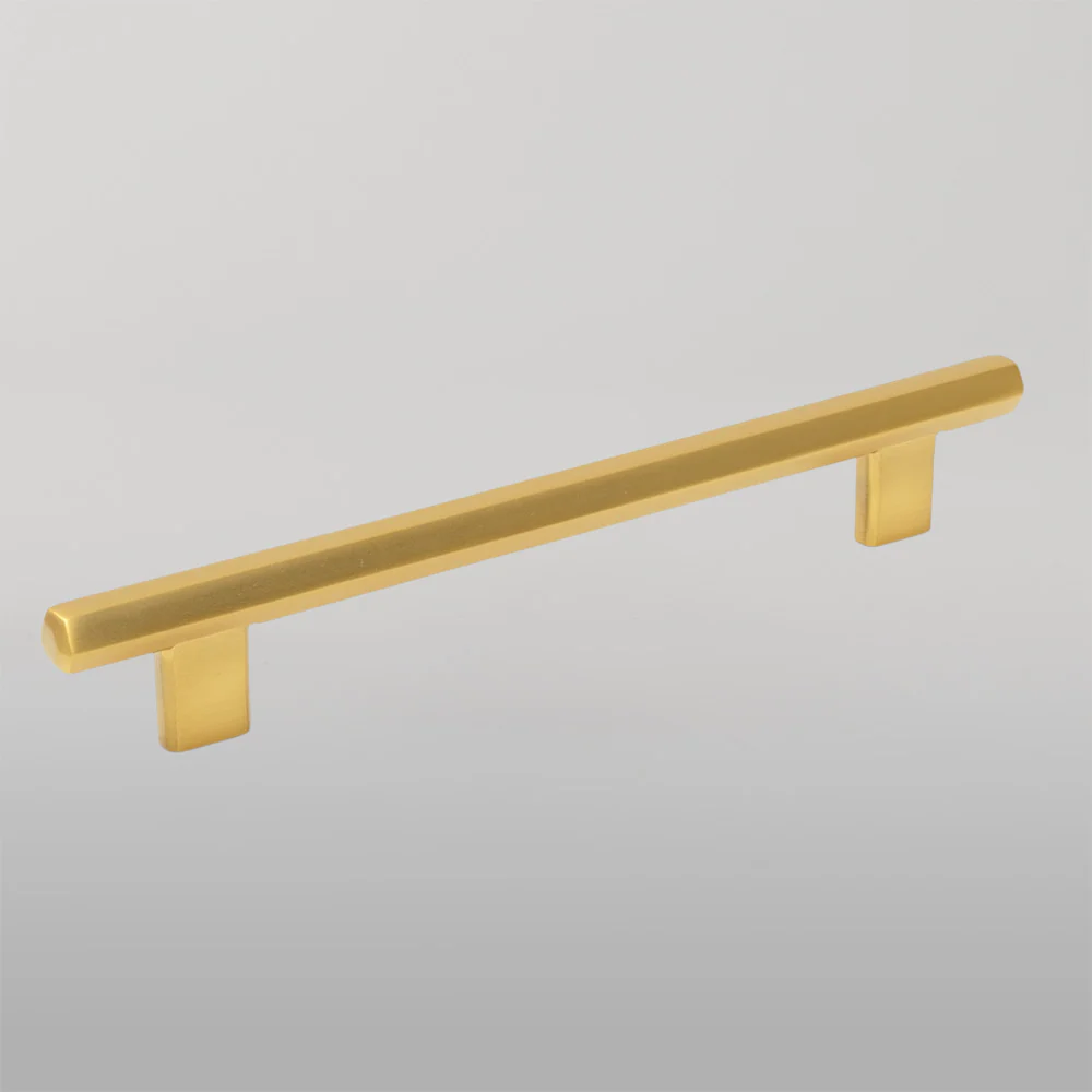 Momo Hendrix Bar Pull 160mm Brushed Satin Brass - Image 2