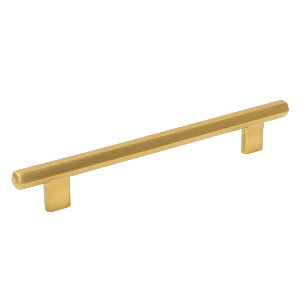 Momo Hendrix Bar Pull 160mm Brushed Satin Brass - Image 3