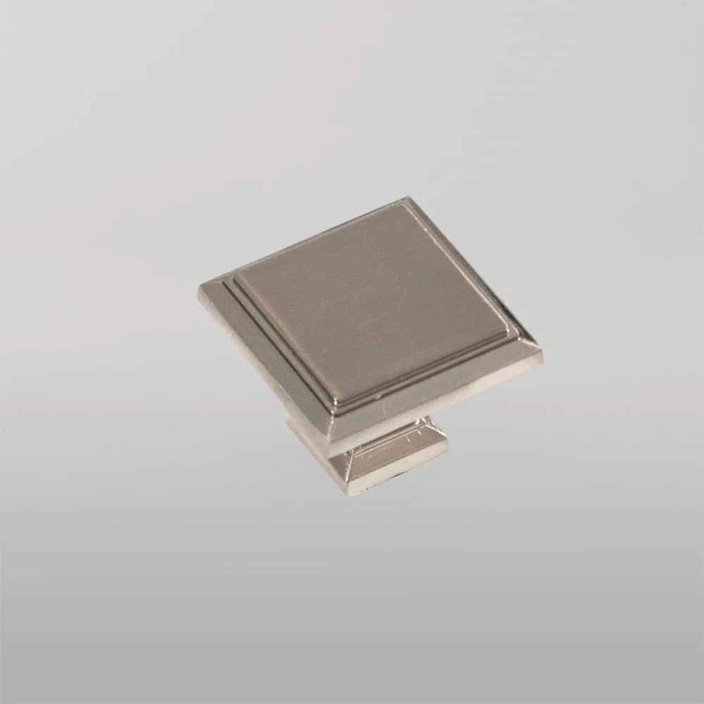 Momo Handles Momo Huntington Square Knob 32mm Brushed Nickel - Image 2