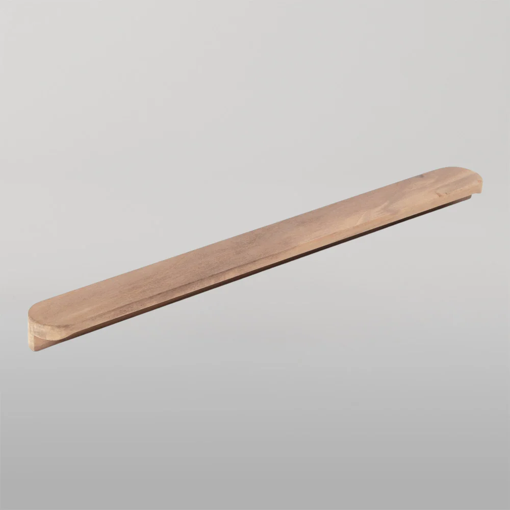 Momo Kimberley Timber Pull Handle 400mm Raw Walnut - Image 2