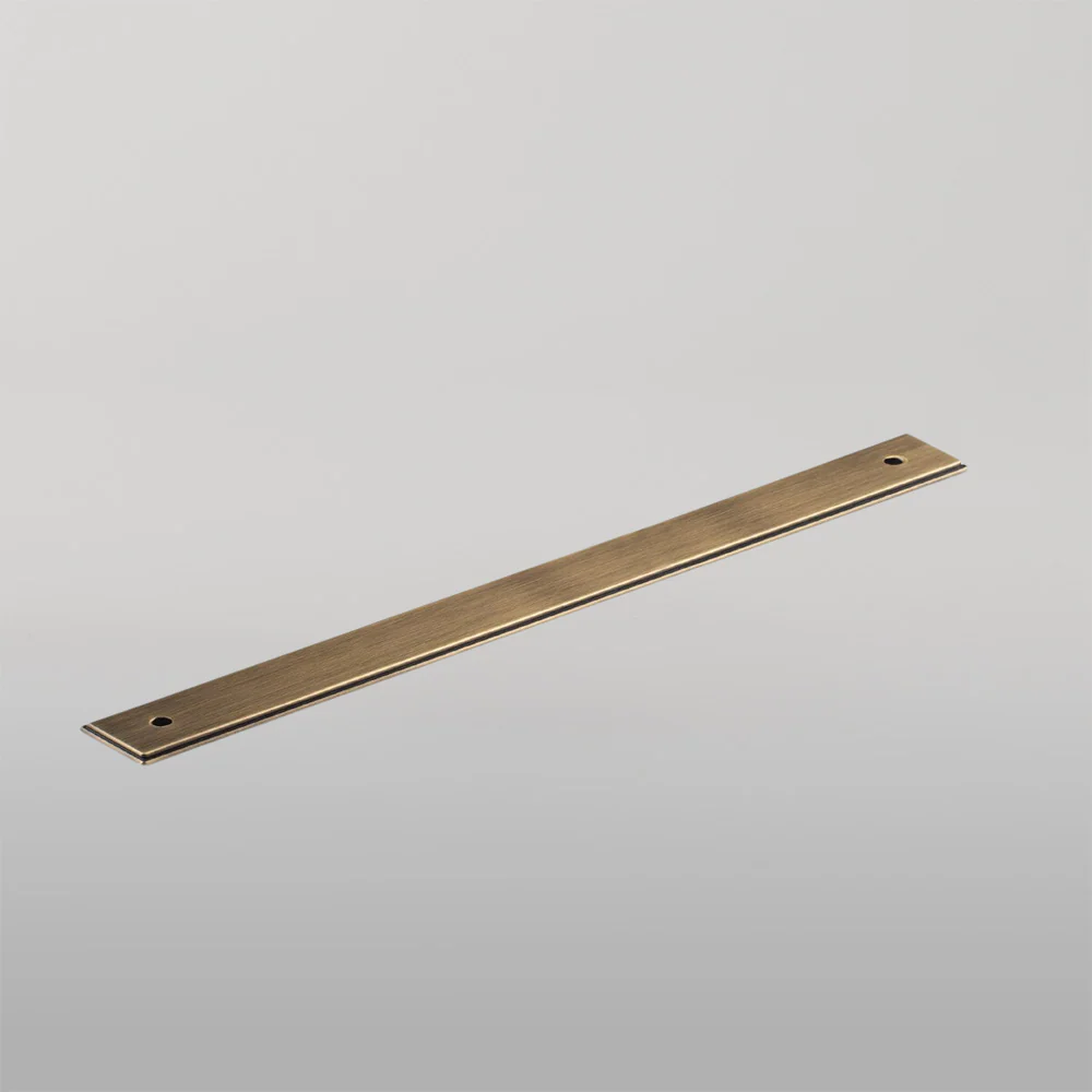 Momo Handles Momo Liberty Backplate 320mm Dark Brushed Brass - Image 2