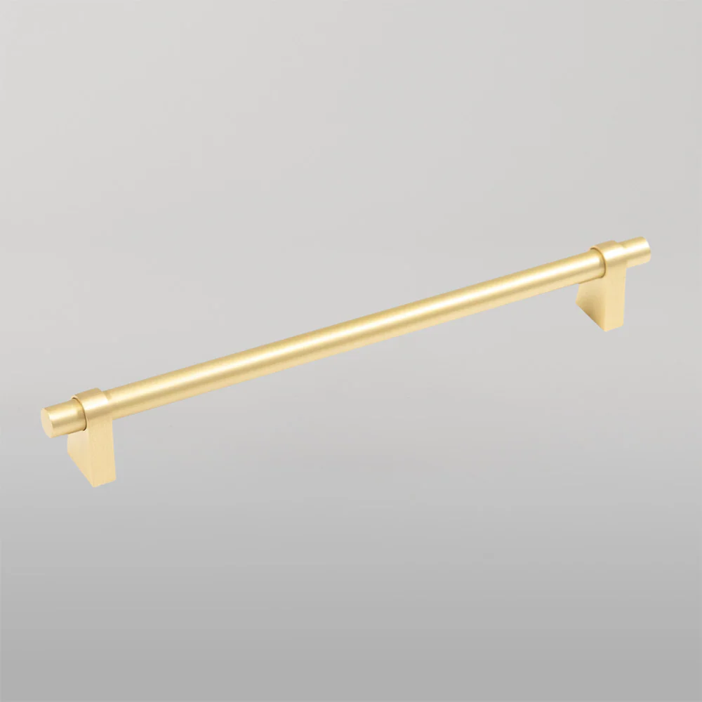 Momo Handles Momo Loreto Bar Pull 224mm Brushed Matte Brass - Image 2