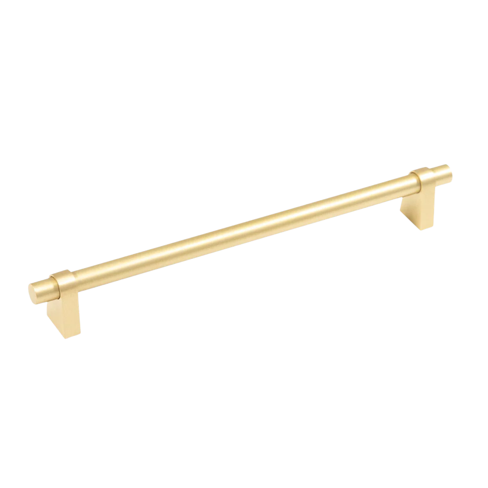 Momo Handles Momo Loreto Bar Pull 224mm Brushed Matte Brass - Image 3