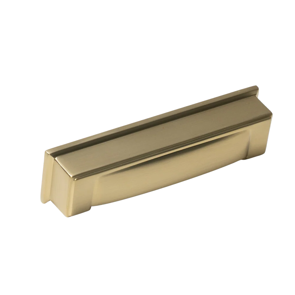 Momo Lucca Cup Pull 96mm Brushed Satin Brass - Image 3