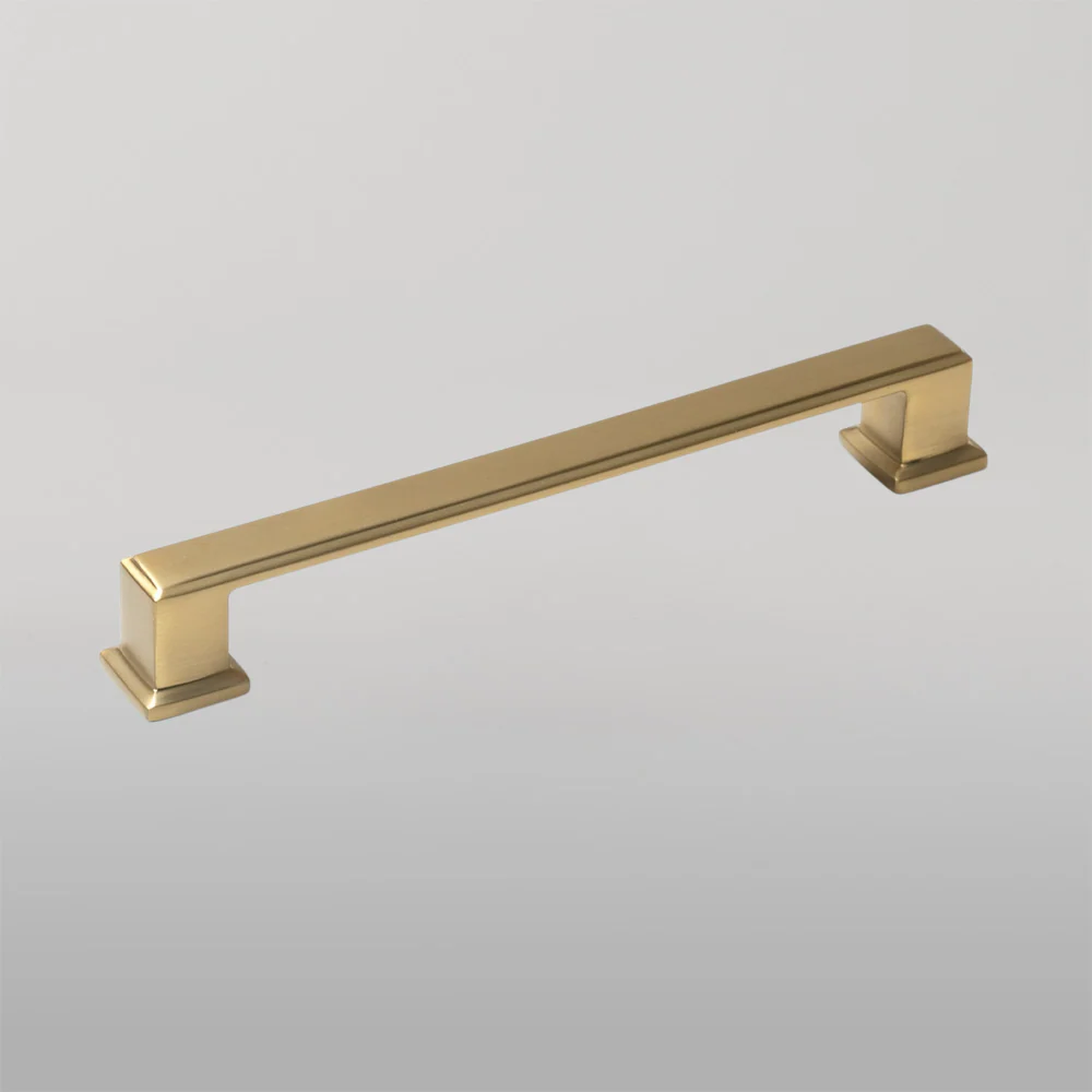 Momo Lucca D Handle 160mm Brushed Satin Brass - Image 2