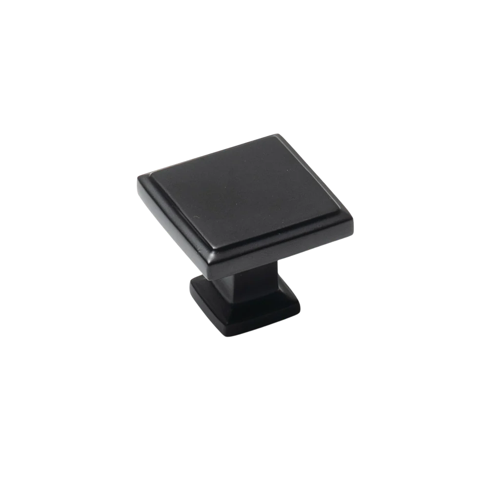 Momo Lucca Square Knob 30mm Matte Black - Image 3