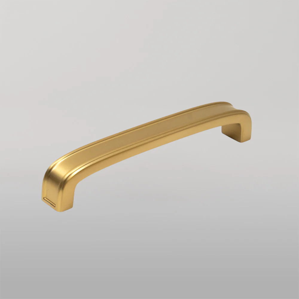 Momo Monaco 160mm D Handle Brushed Satin Brass - Image 2