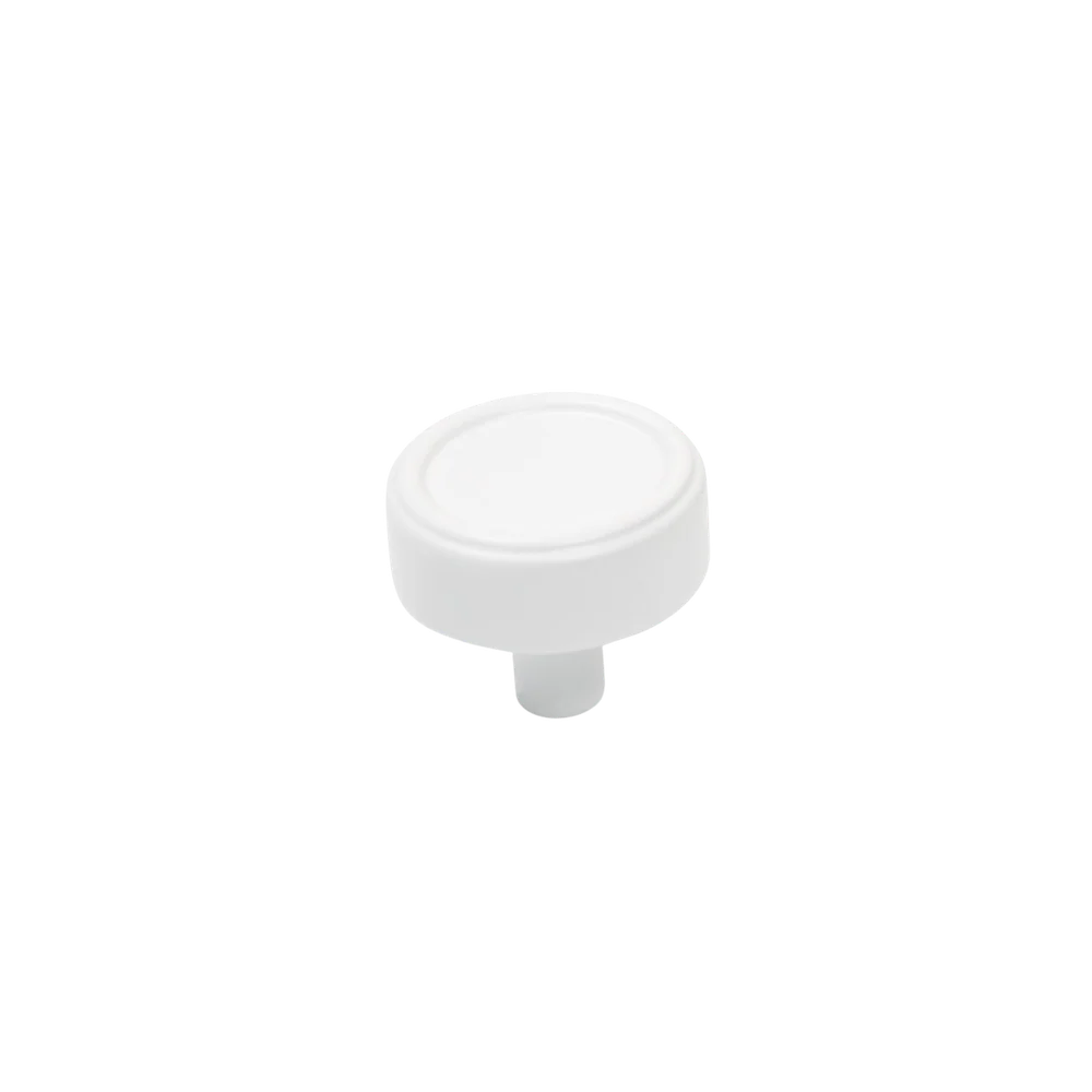 Momo Monaco 36mm Round Knob Matte White - Image 3